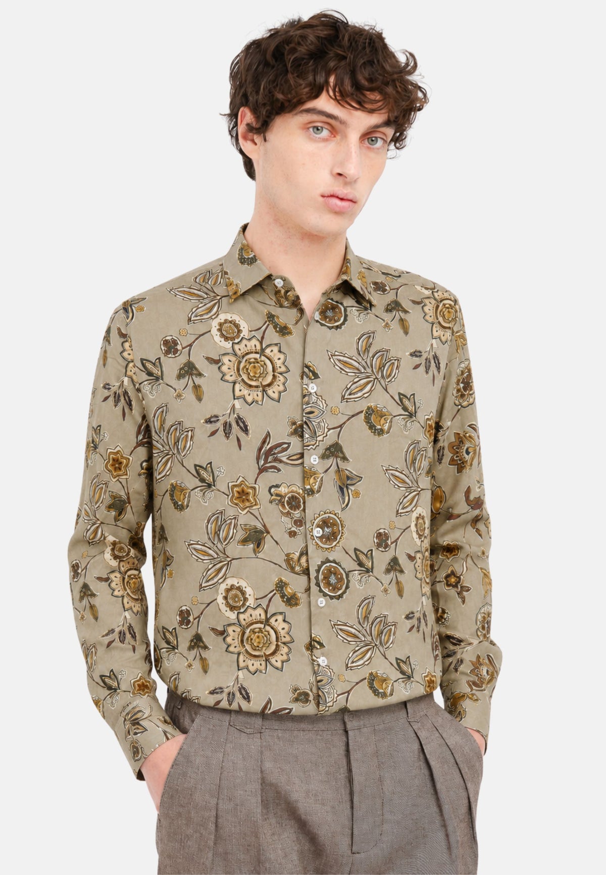 CAMICIA - BEIGE MARRONE