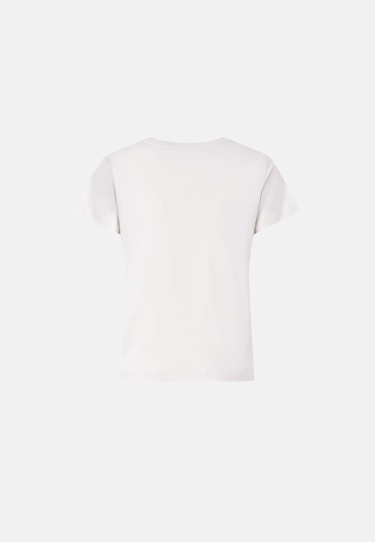 BASICO T-SHIRT JERSEY LOGO PINKO GOMMATO - WHITE