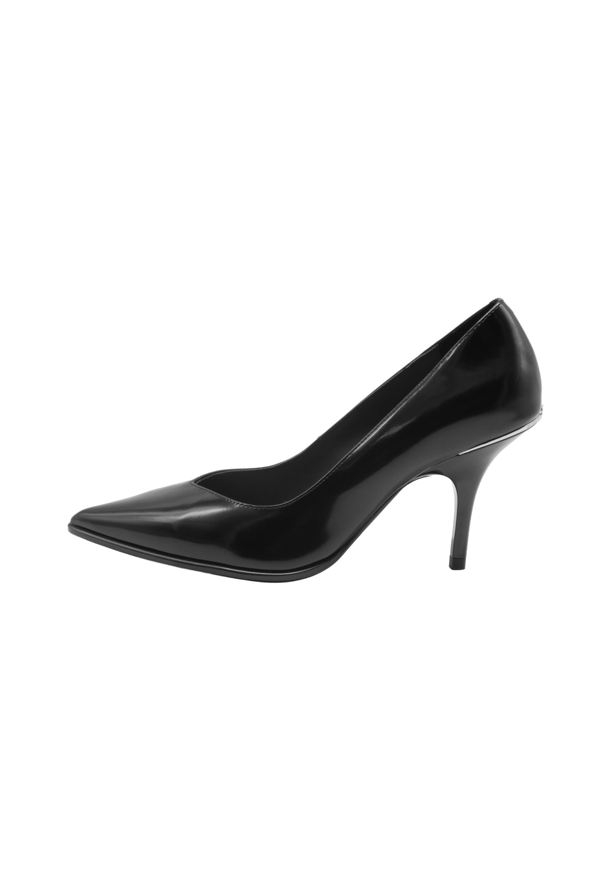 LADY 11-DECOLLETE CALF LEATHER - BLACK