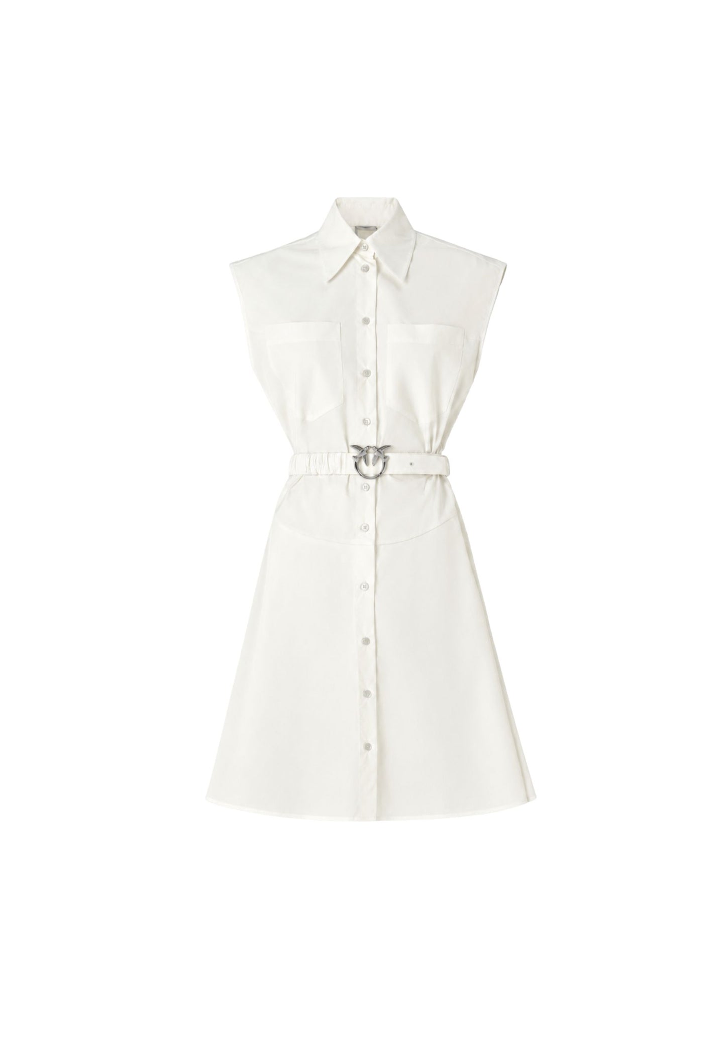 ANACETA ABITO POPELINE - WHITE