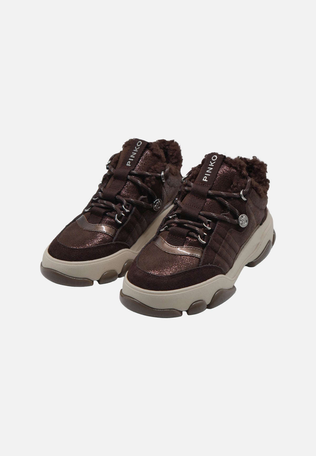 ATHENA 01 SNEAKER LOW SUEDE/LINING - MORO