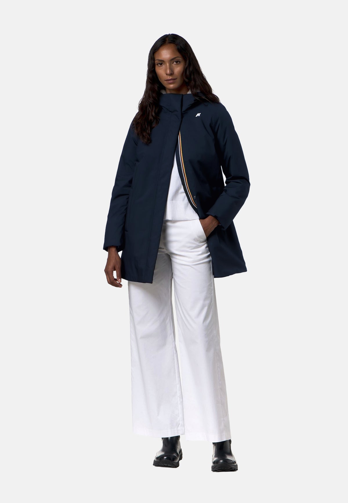 SOPHIE TWILL SOFT BEAVER - BLUE D-GREY WARM