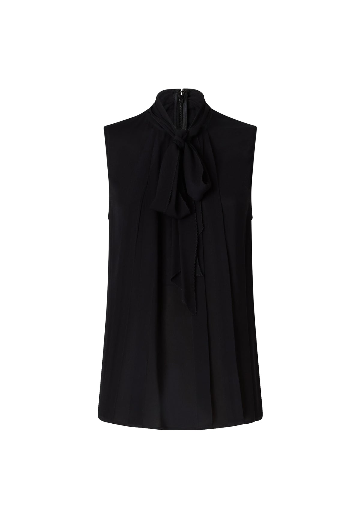 BOVARDIA BLUSA CRESPO FLUIDO - BLACK