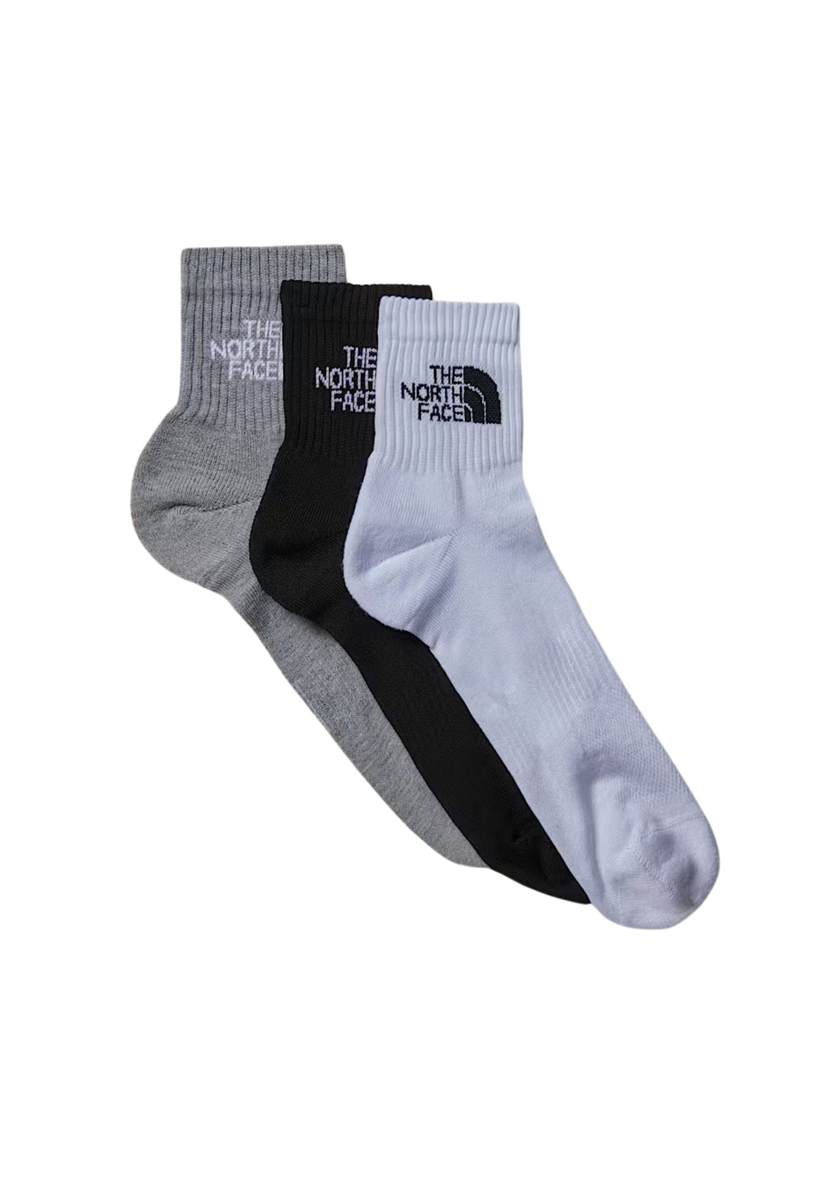 MLSPRT SOCK CSH QRTR 3P - BLACK ASSORTED