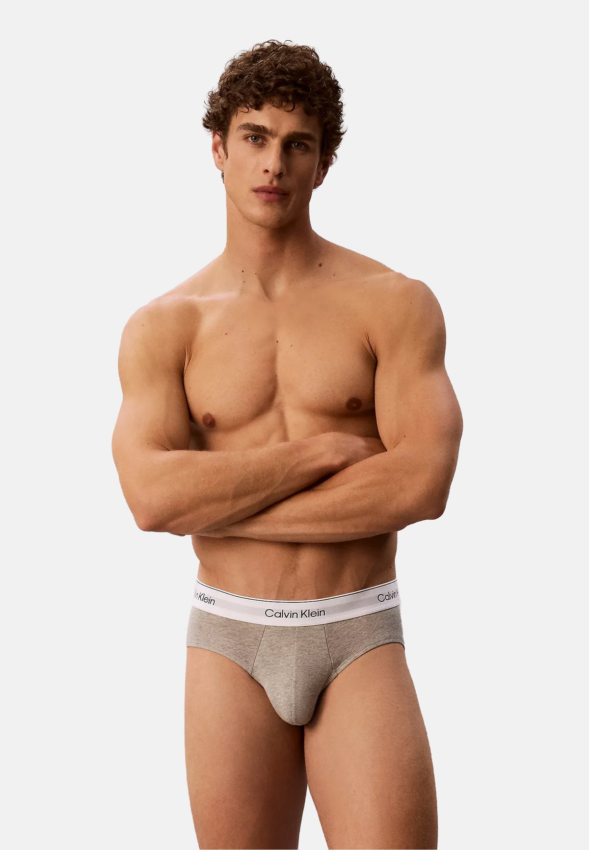 HIP BRIEF 3PK - GREY HEATHER,WHITE,BLACK