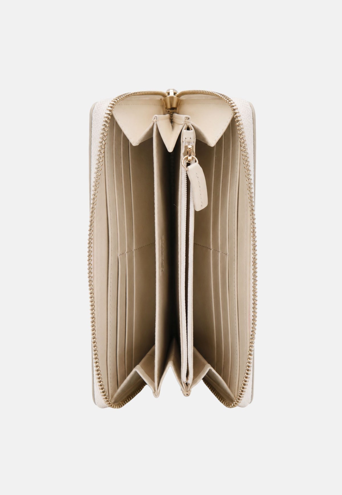 PORTAFOGLIO CON ZIP - IVORY