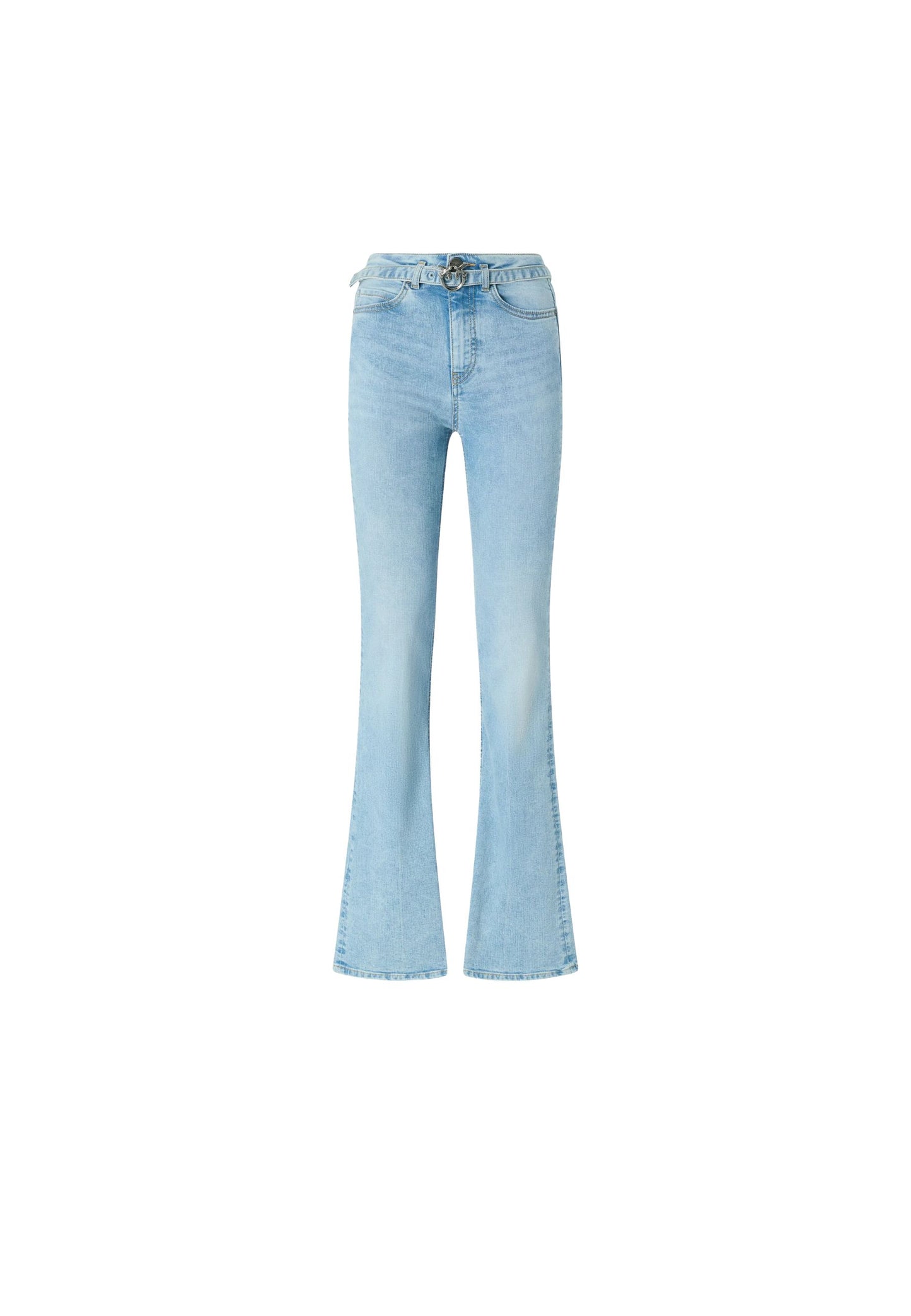 FLORA FLARE LIGHT WASH DENIM STRETCH - LAVAGGIO M