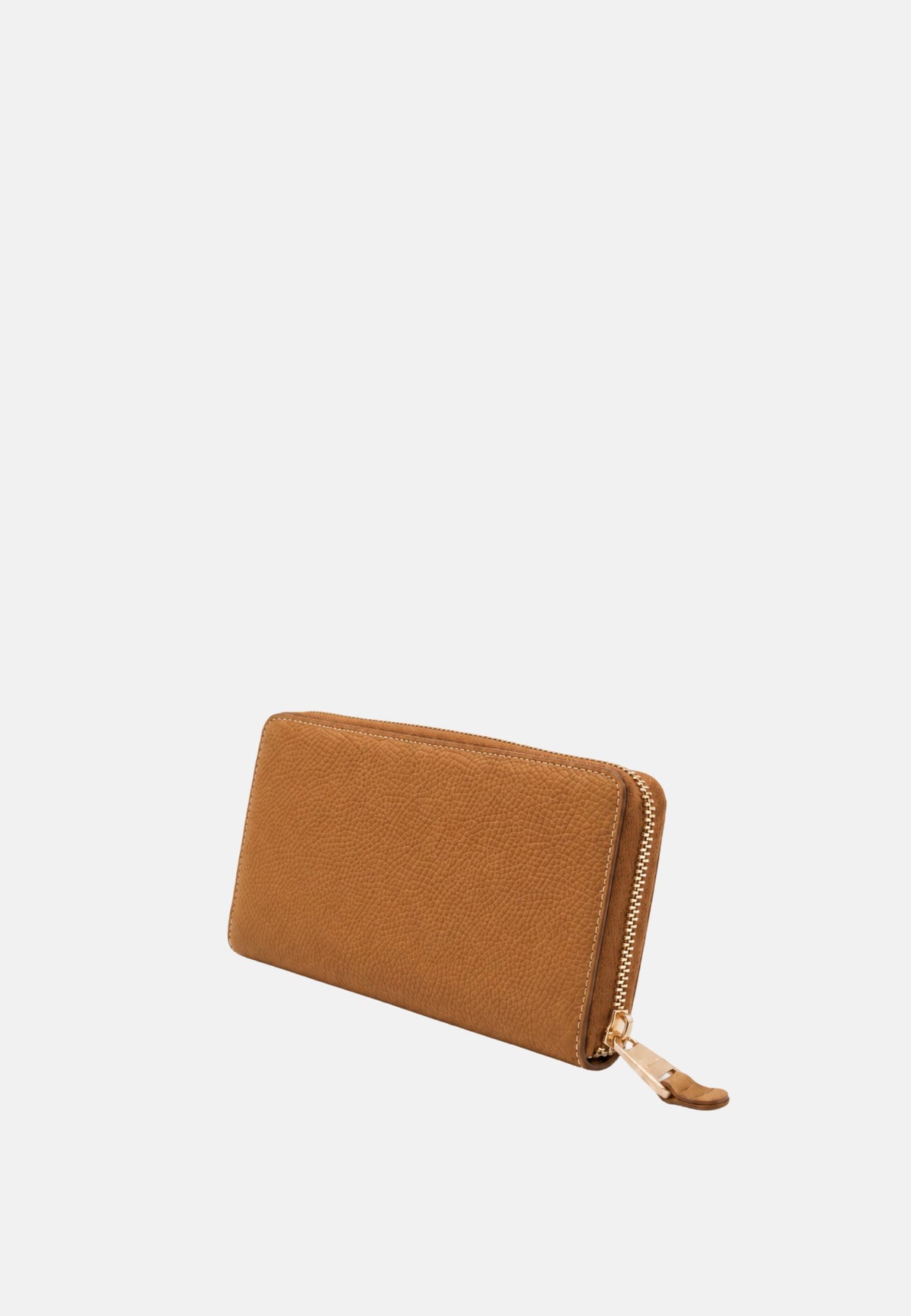 PORTAFOGLIO CON ZIP - TOBACCO