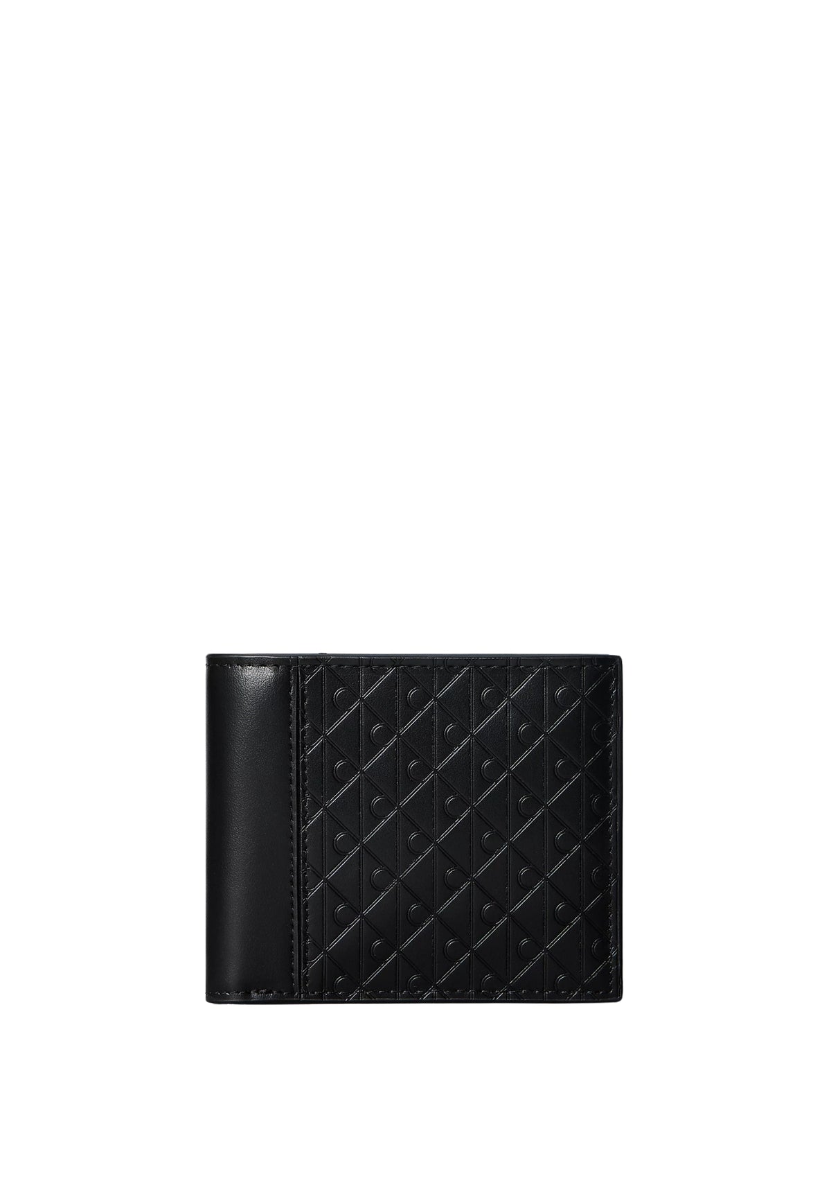 REFINED EMBLEM MIX BILLFOLD - BLACK