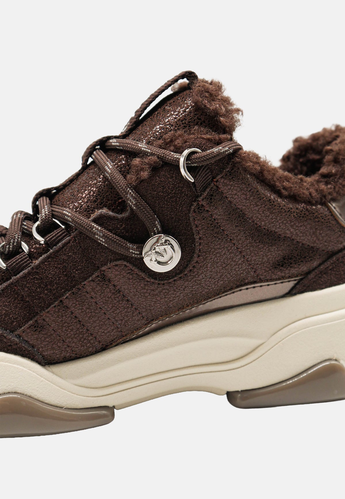 ATHENA 01 SNEAKER LOW SUEDE/LINING - MORO