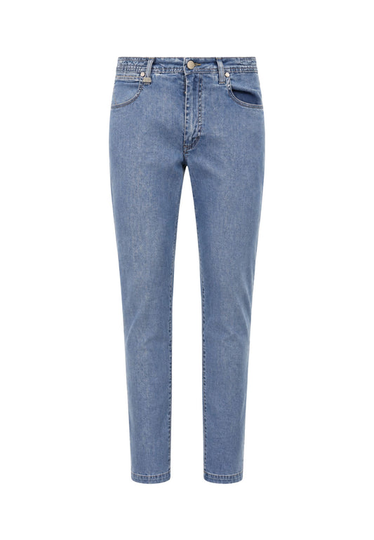 PANTALONE SLIM 5 TASCHE - BLUE JEANS