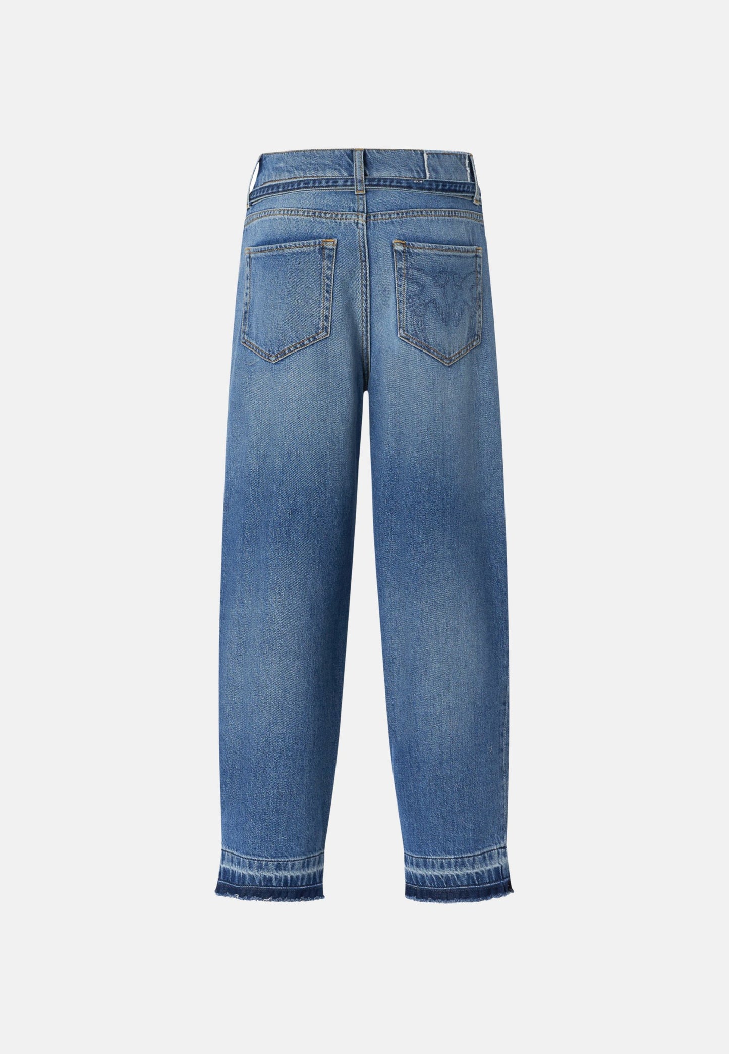 ESTELLE BELT EGG MEDIUM BLUE DENIM - LAVAGGIO MEDIO