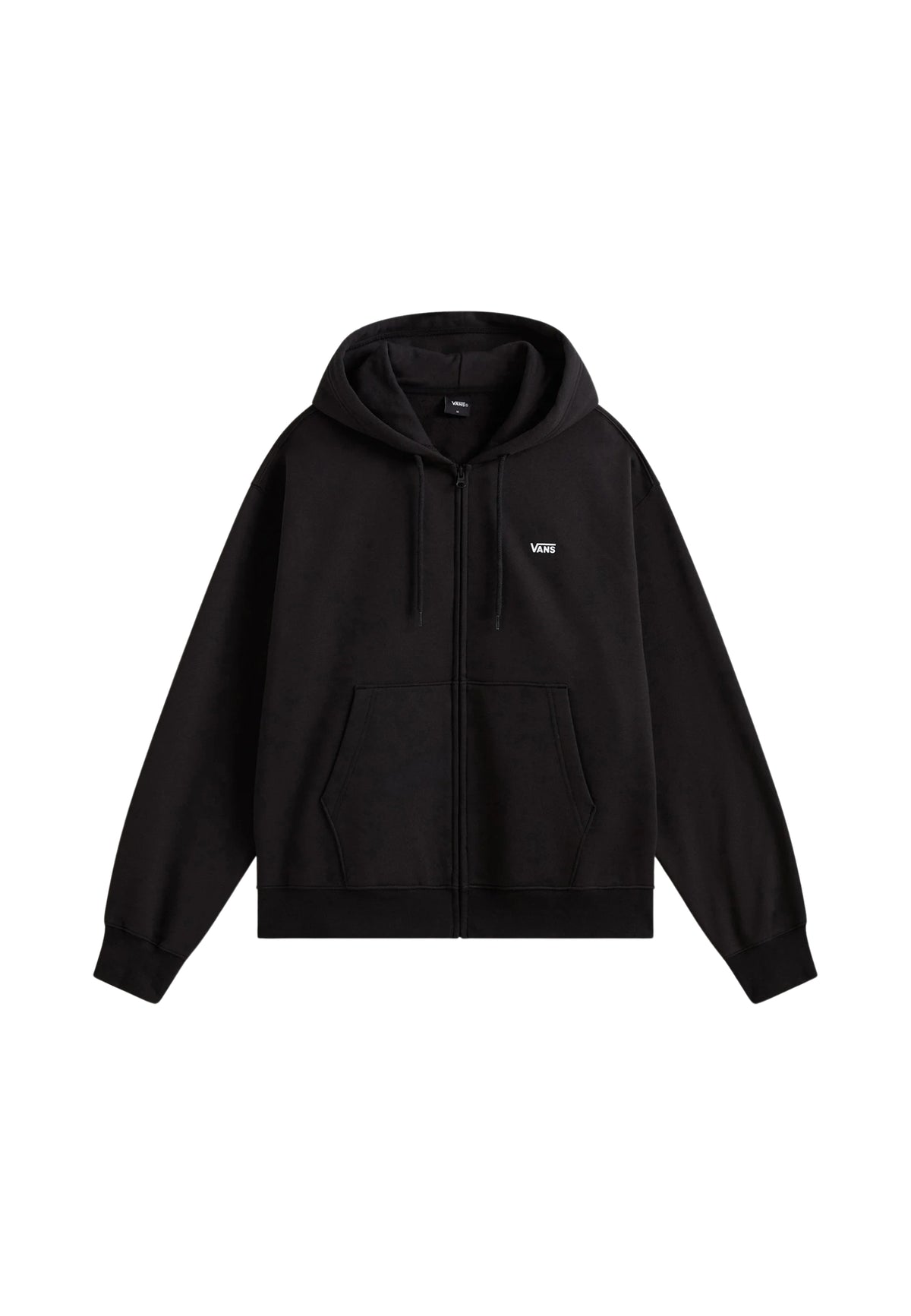 LEFT CHEST FULL ZIP - BLACK