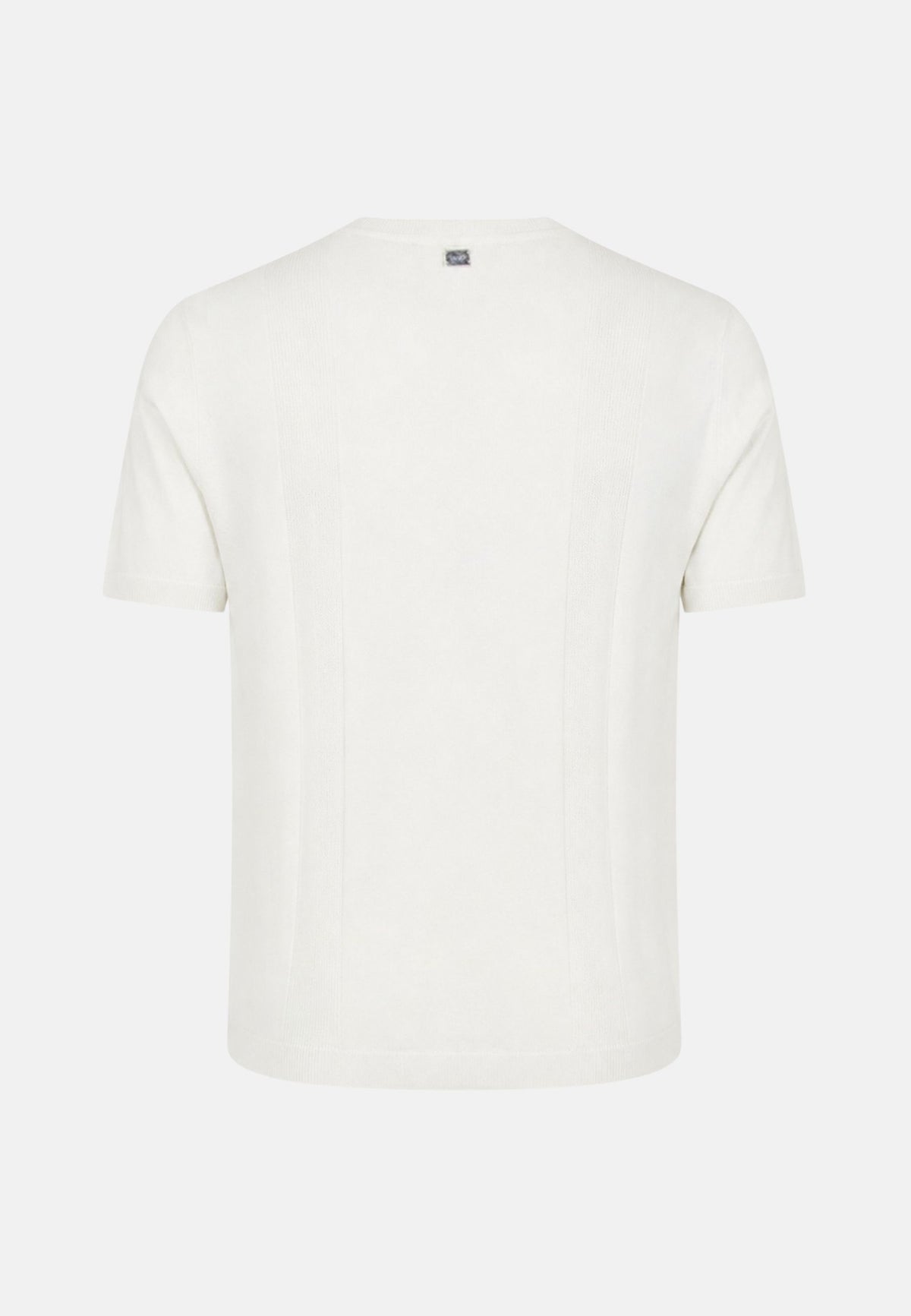 MAGLIA CHIUSA M/C - DARK BLUE/WHITE COTTON