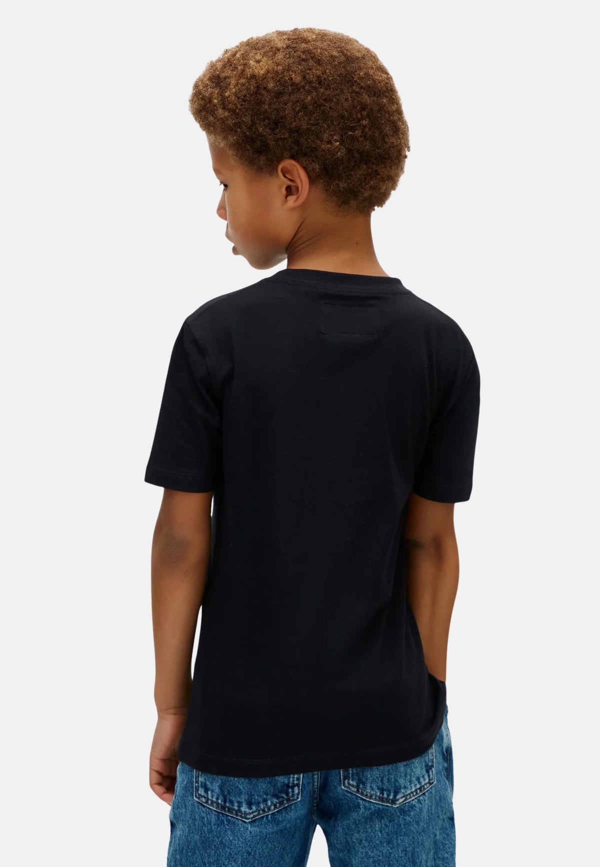 STACKED LOGO SS T-SHIRT - NERO