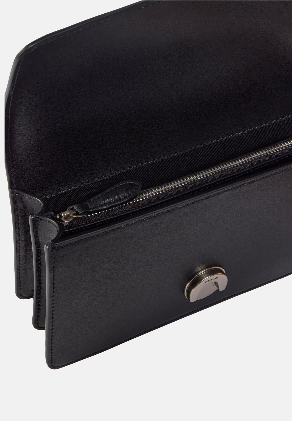 LOVE ONE MINI ST.SMALL B. VITELLO SETA - BLACK-ARGENTO