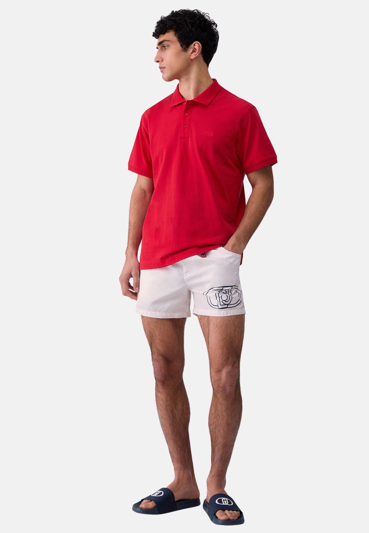 POLO POLOBORDO - ROUGE FRAMBOISE