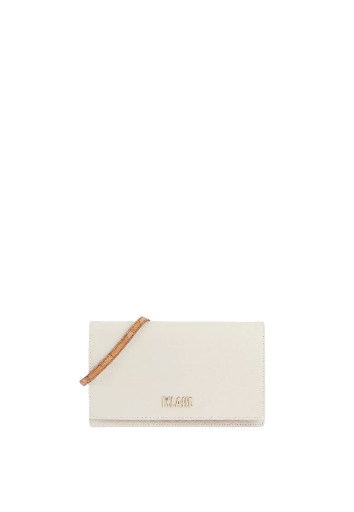 POCHETTE PATTA E TRACOLLA - IVORY