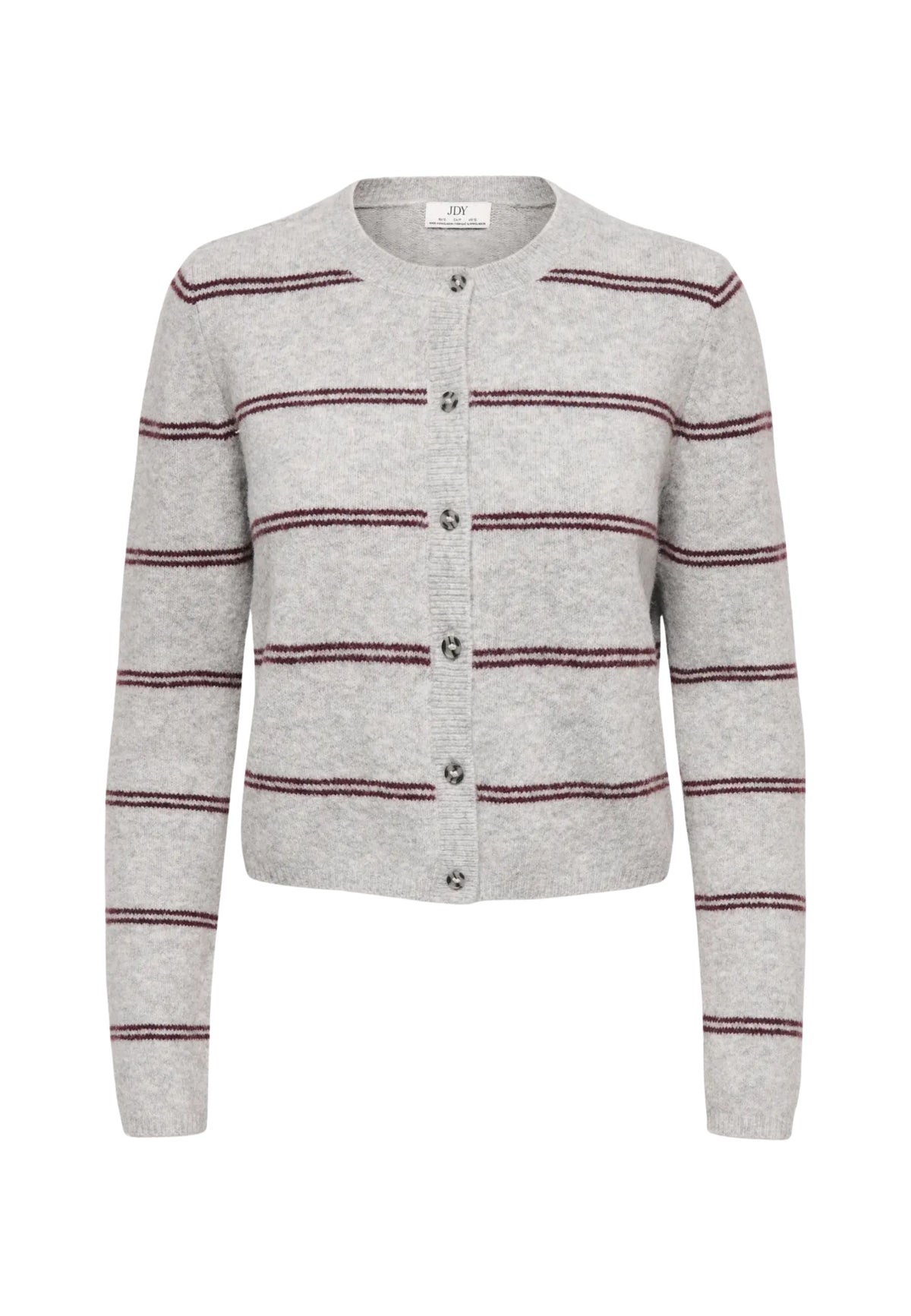JDYCHOLEL/S CARDIGAN KNT NOOS - LIGHT GREY MELA/W. NEW STR