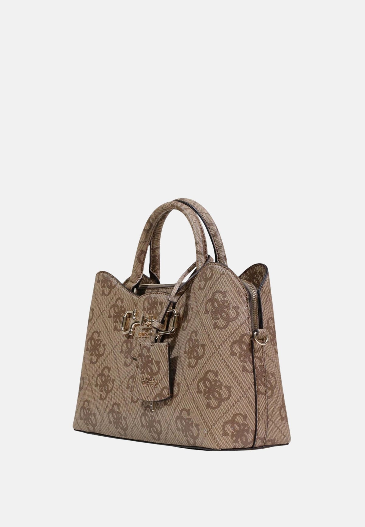BORSA A MANO JANIE LOGO - LATTE LOGO