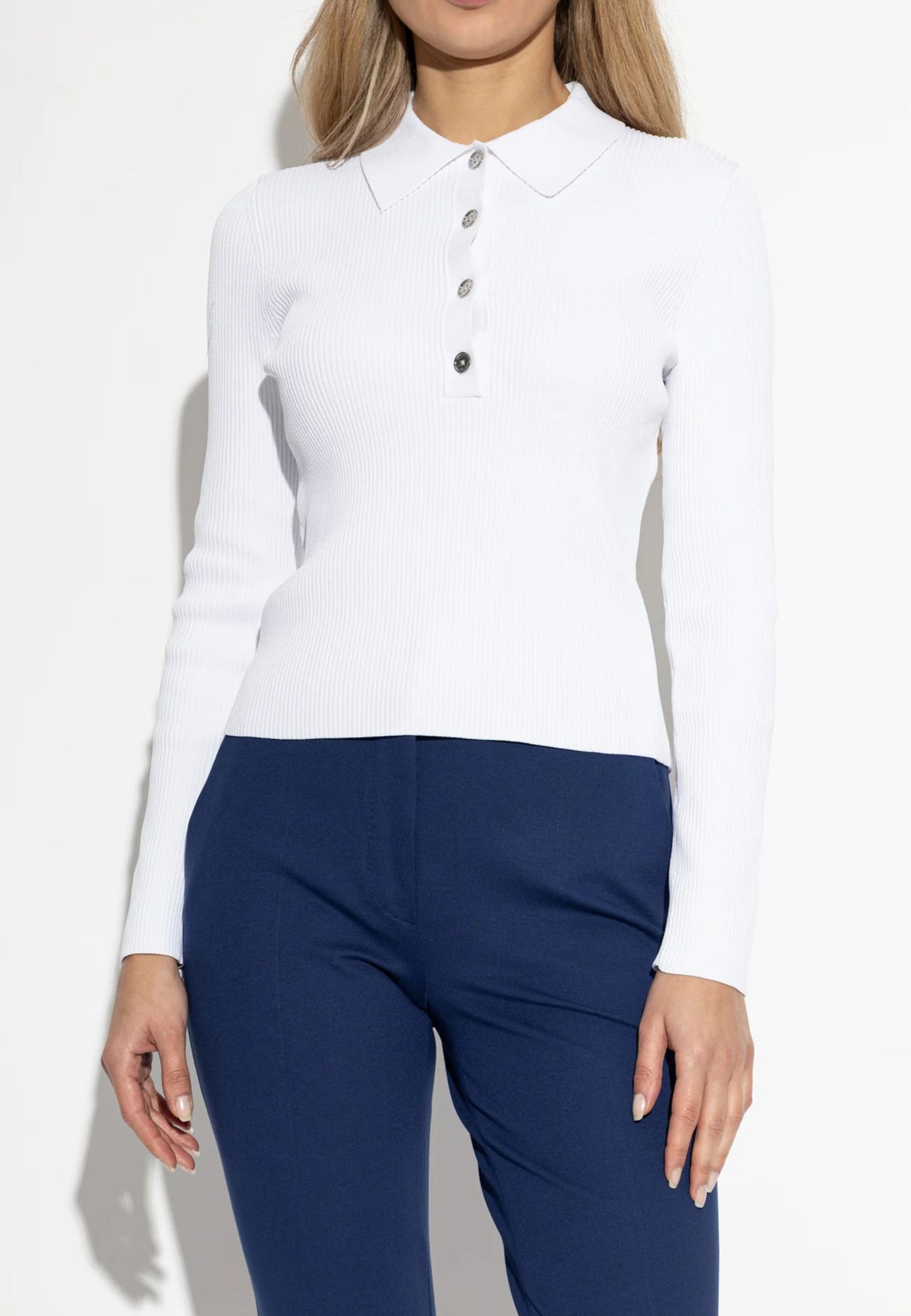 POLO MANICA LUNGA - WHITE