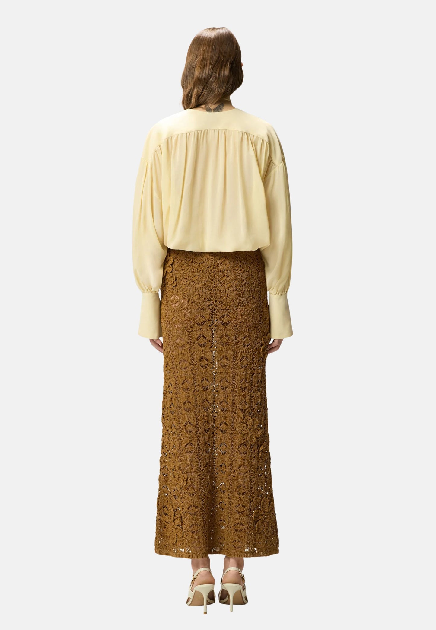 ASOLA BLUSA VOILE - YELLOW