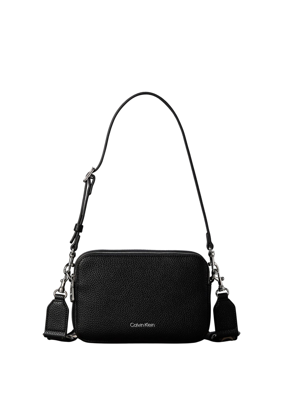 WEBBING 2X STRAP CAMERA BAG - BLACK