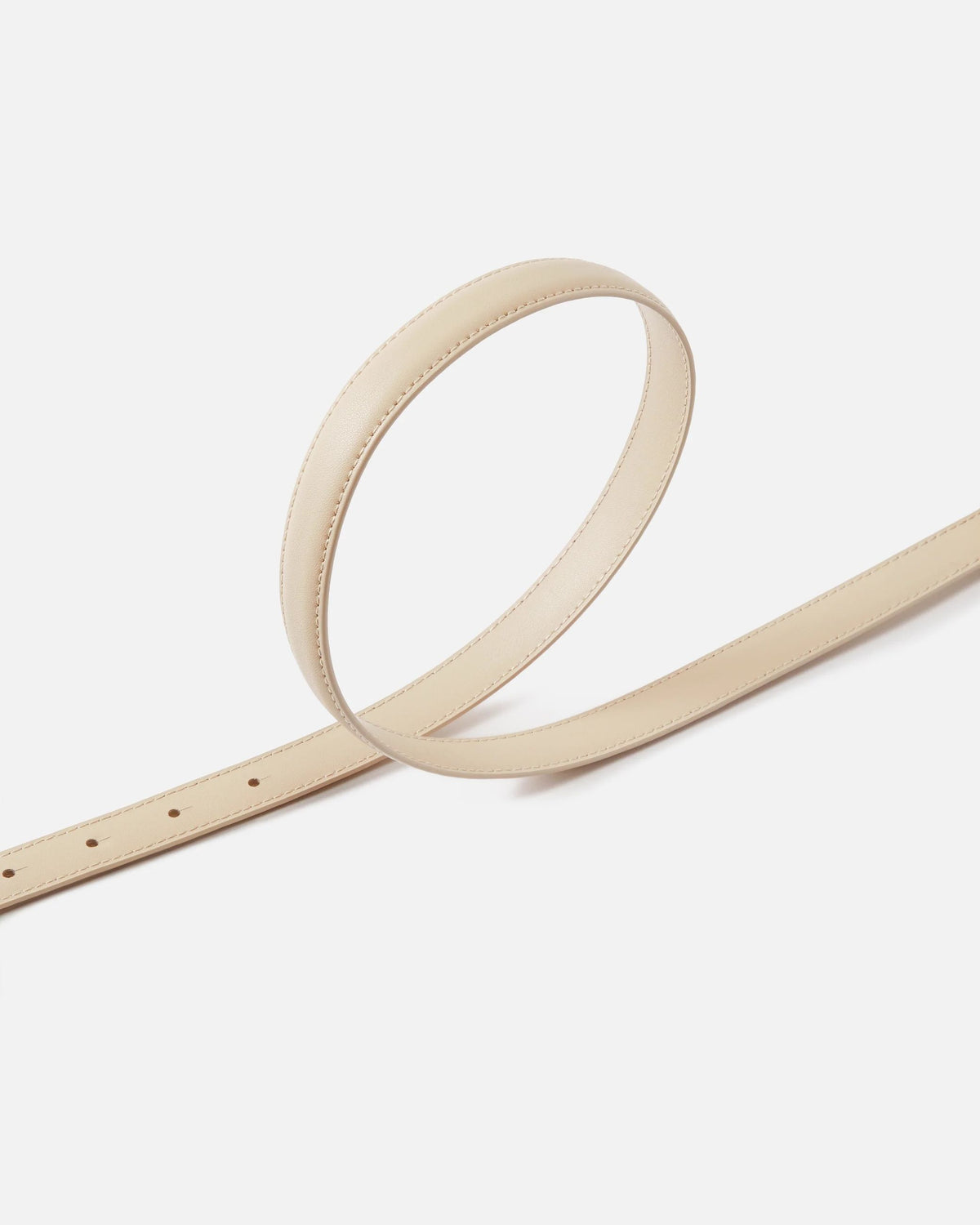 LOVE BERRY H2 BELT.LOW VITELLO SETA - BEIGE