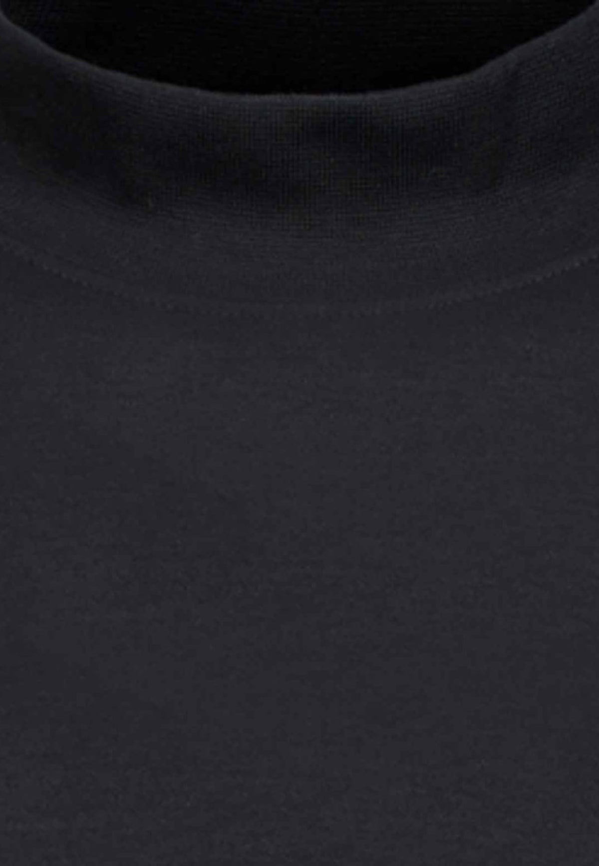 MAGLIA MEZZOCOLLO - nero