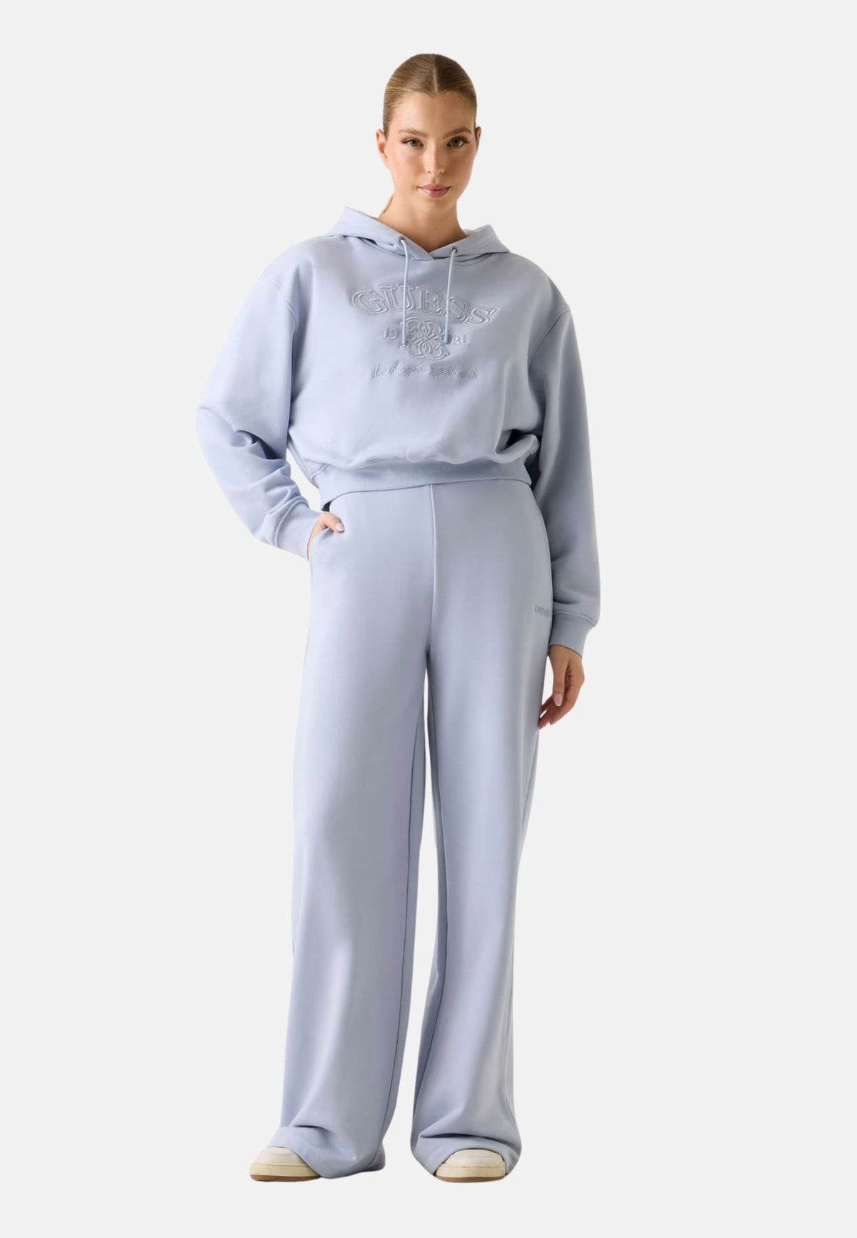 FELPA CAPPUCCIO - AZZURRO