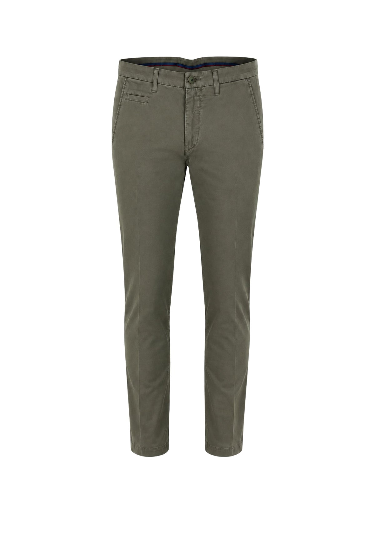 PANTALONE REGULAR TASCA A FILO - militare