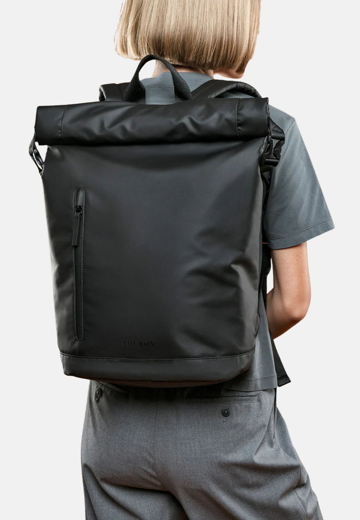GOMMO ZAINO ROLLTOP2 14" - Nero