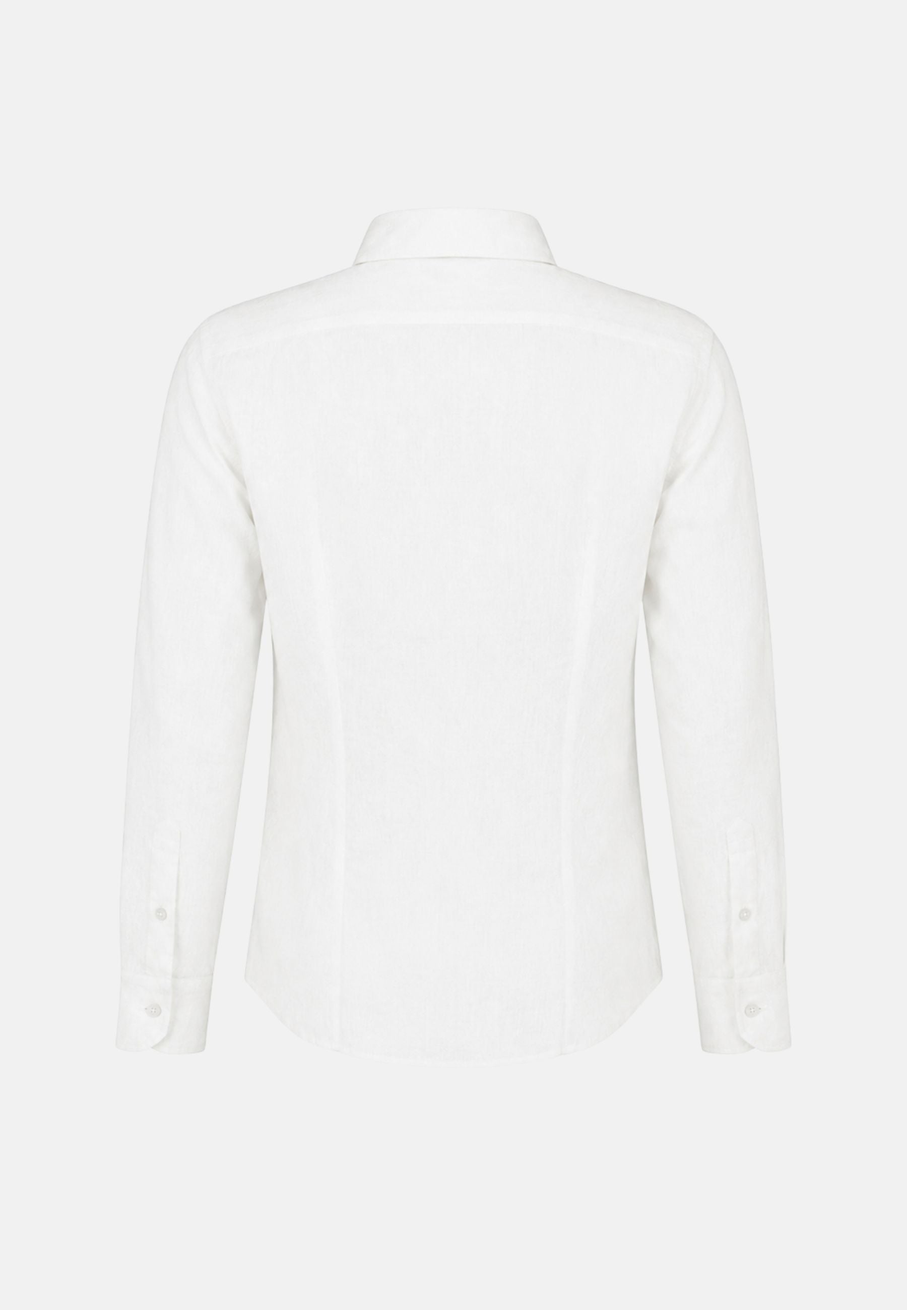 CAMICIA LINO M/L - bianco