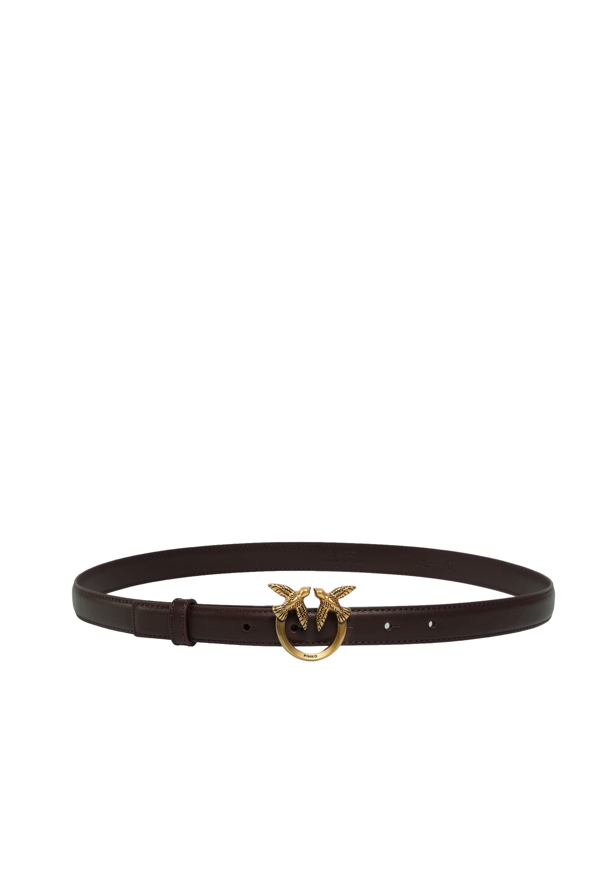 LOVE BERRY H2 BELT. LOW VITELLO SETA - MARRONE MARASCA