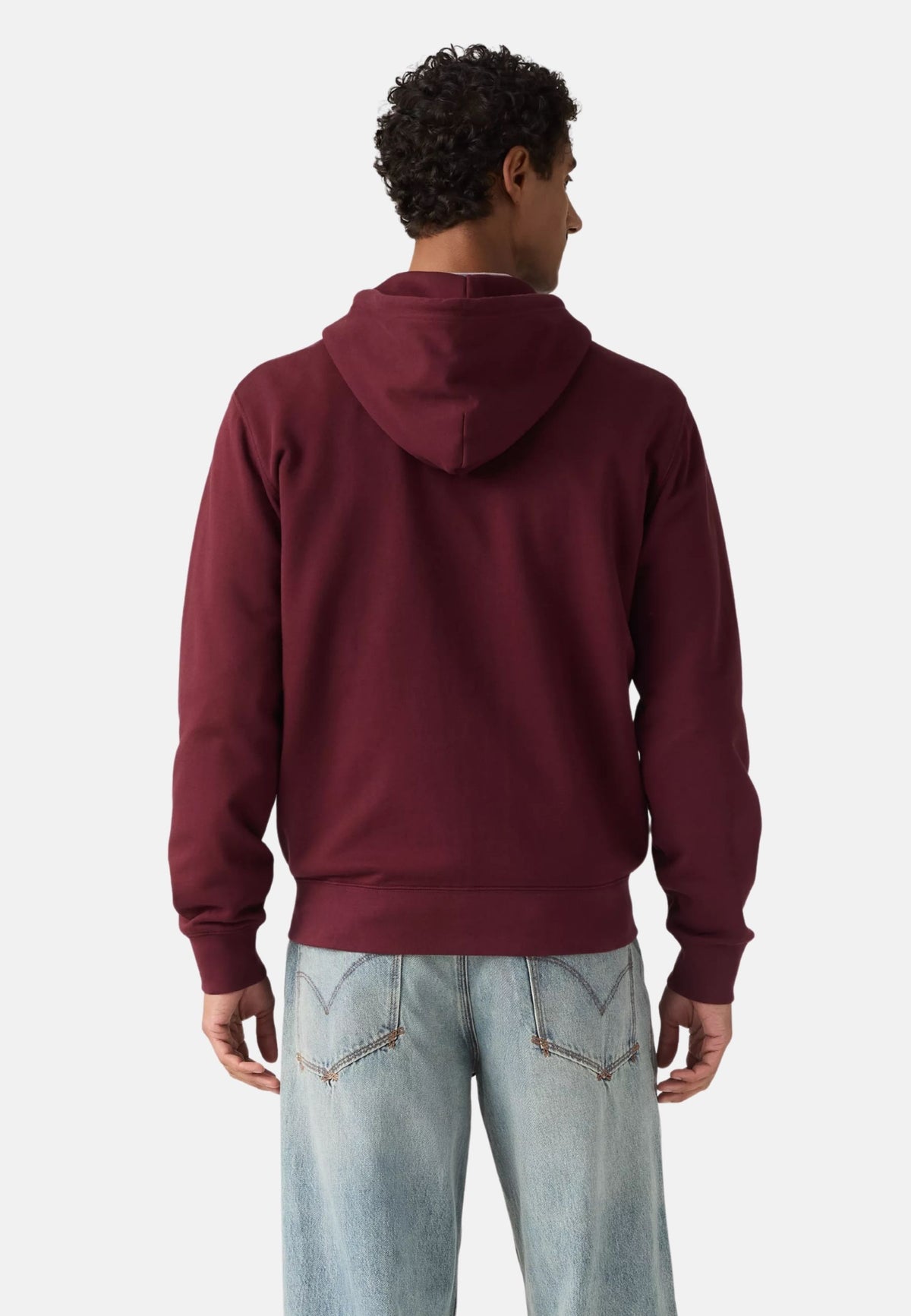 THE ORIGINAL HM ZIP UP - bordeaux