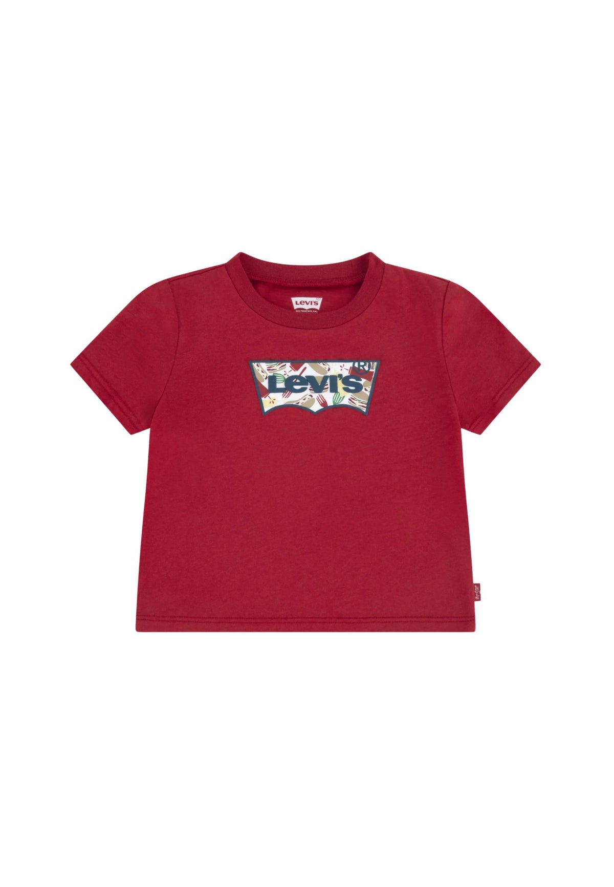 LVB BARBECUE BATWING TEE - URBAN RED