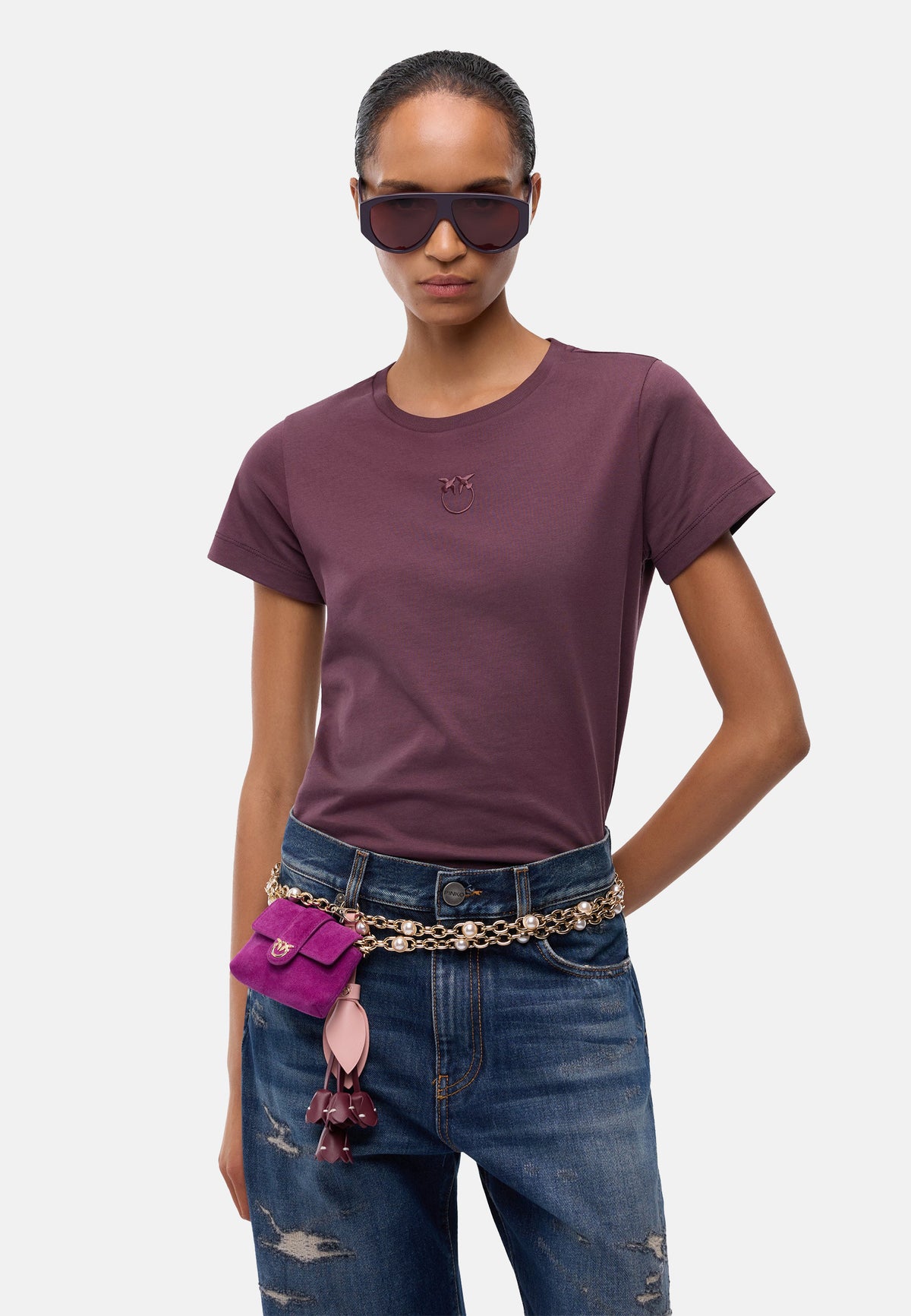 BUSSOLOTTO T-SHIRT - BORDEAUX