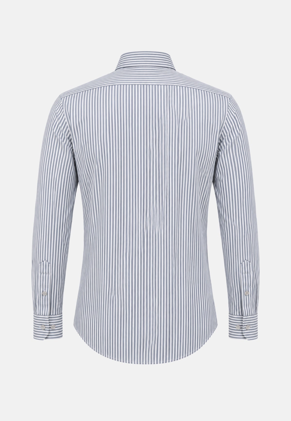 JAPANESE PERFORM KNIT STRIPE SLIM - RIGATA NAVY