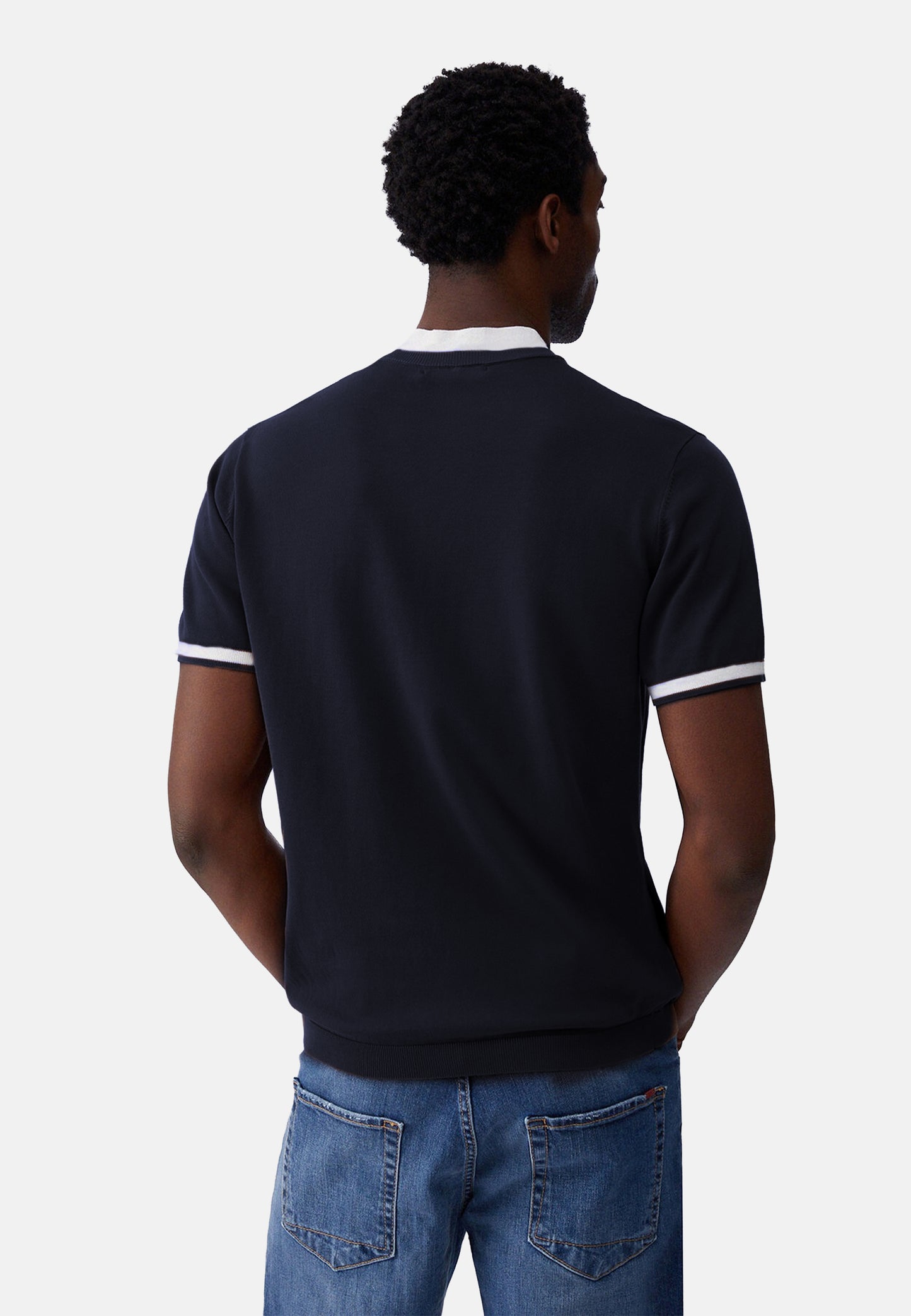 MAGLIA CHIUSA M/C - blu