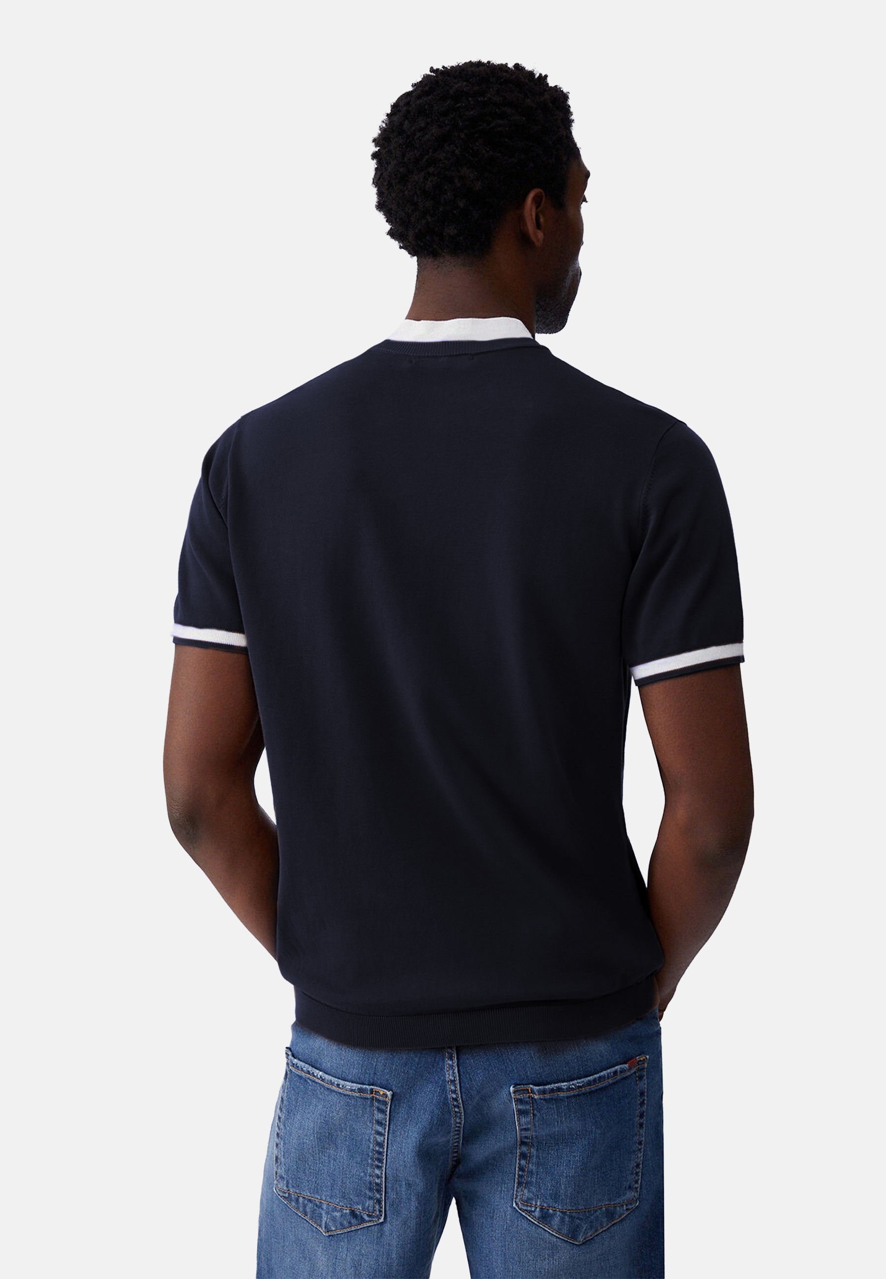 MAGLIA CHIUSA M/C - blu