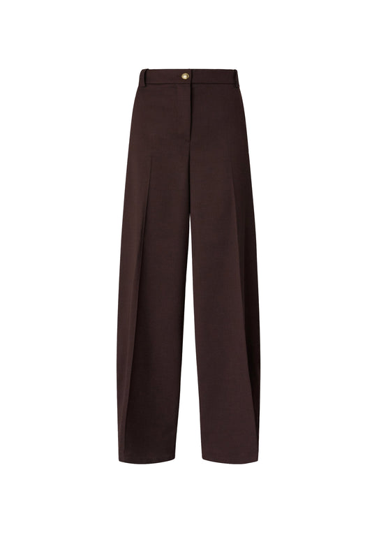 BALBINO PANTALONE DIAGONALE - BROWN