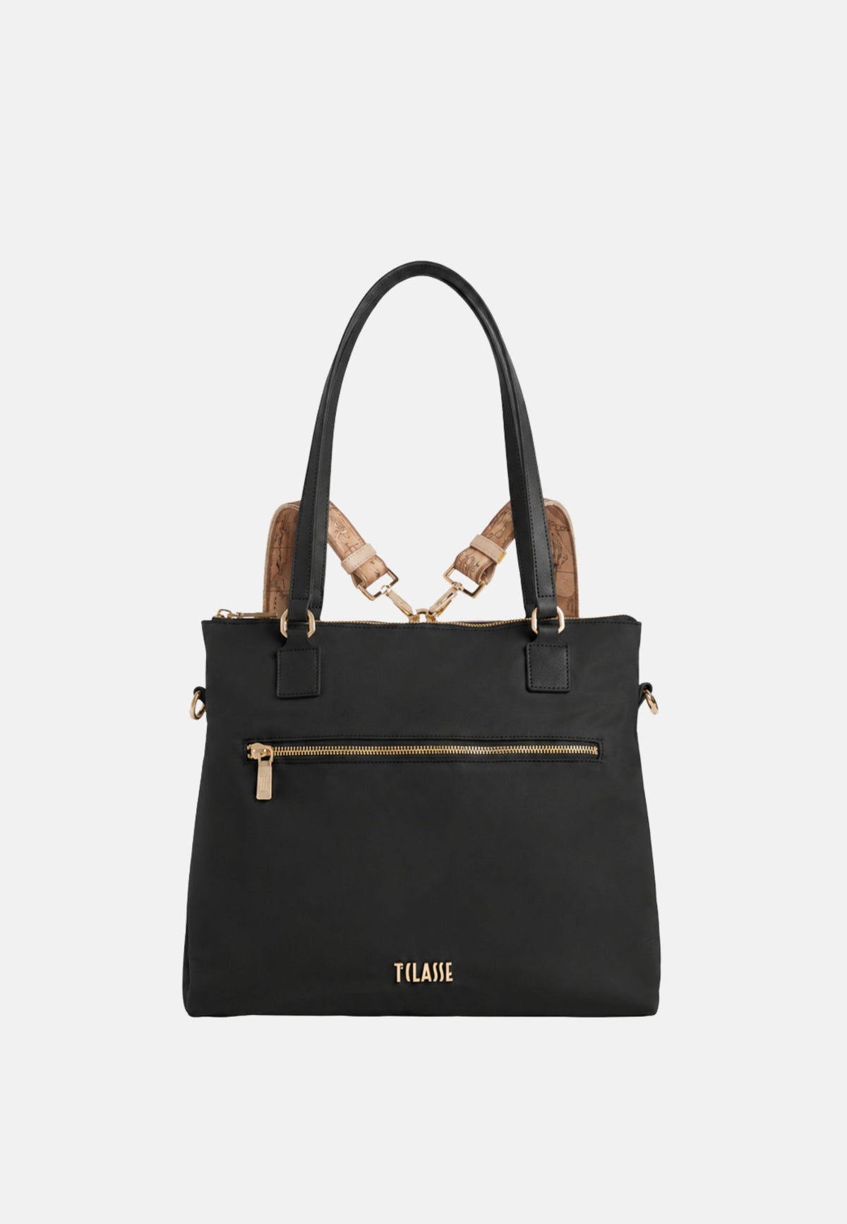 SHOPPER/ZAINO CON TRACOLLA - BLACK