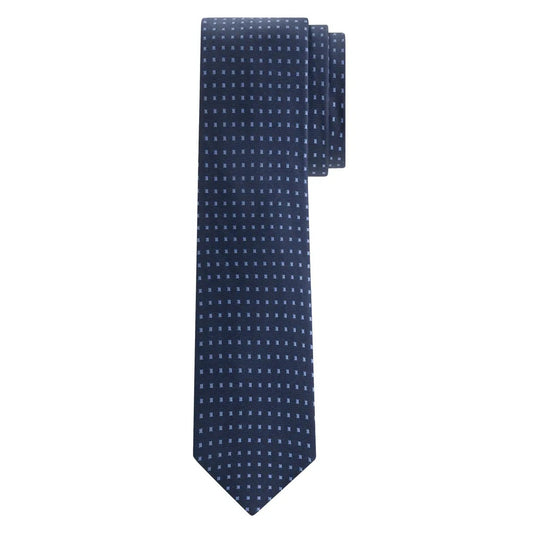 CRAVATTA SOLID TONAL DOT - BLUE