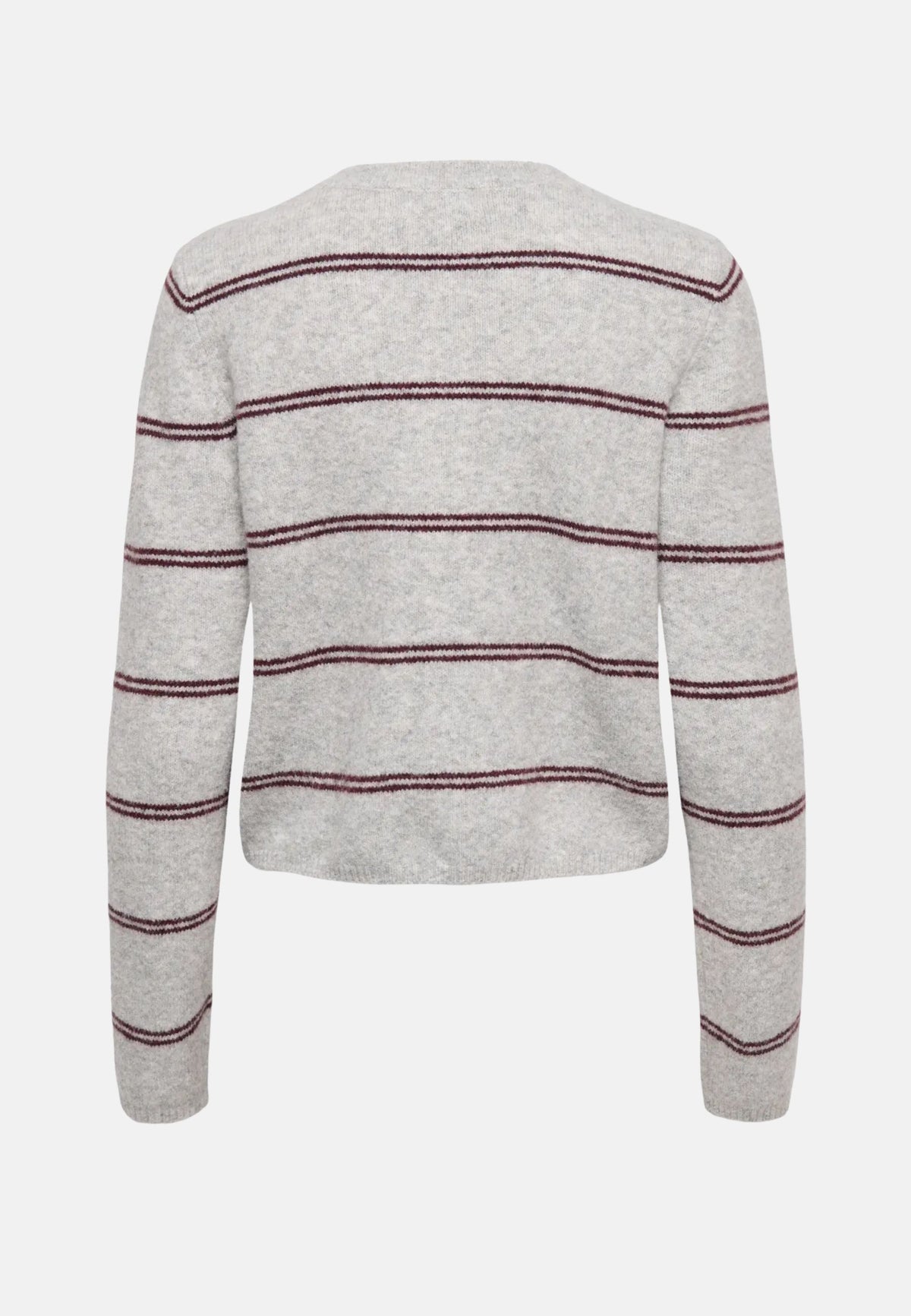 JDYCHOLEL/S CARDIGAN KNT NOOS - LIGHT GREY MELA/W. NEW STR