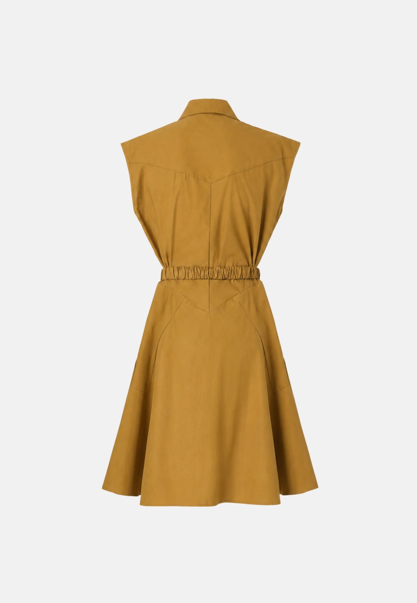 ANACETA ABITO POPELINE - BROWN