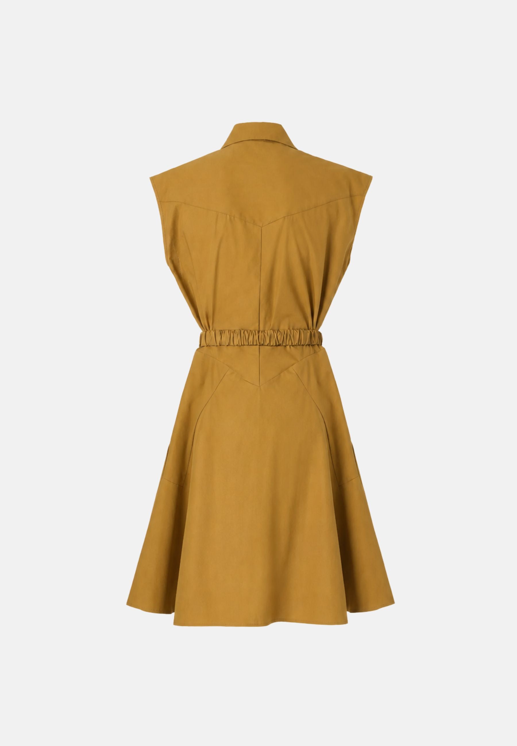 ANACETA ABITO POPELINE - BROWN