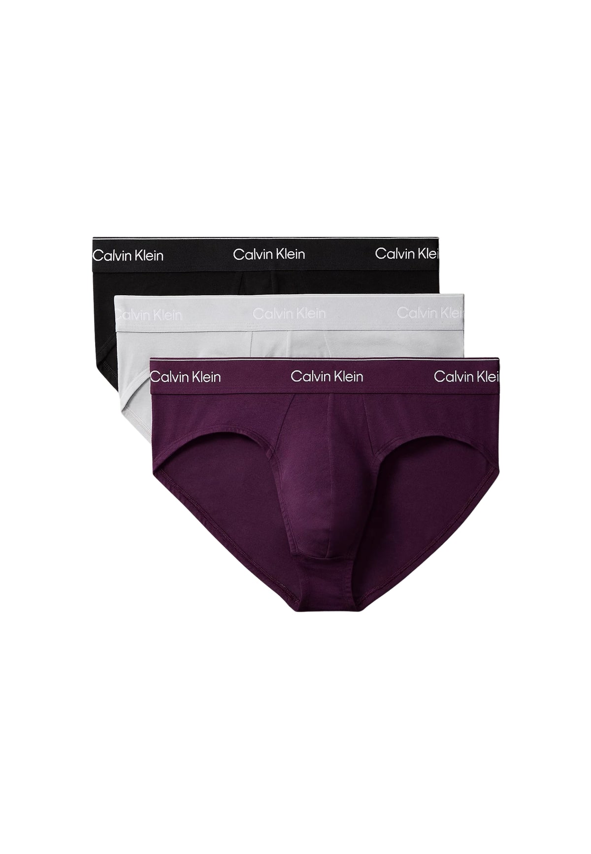 HIP BRIEF 3PK - BLACK/HARBOR MIST/DARK PURPLE W/DT