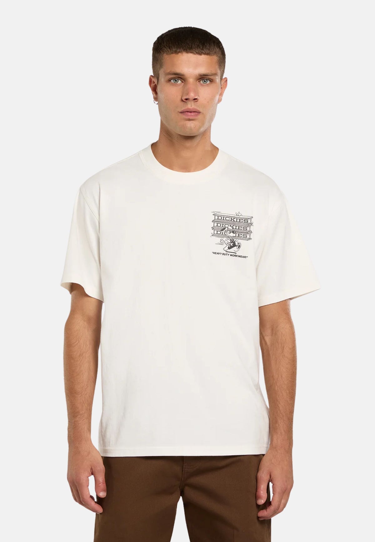 LYNNDYL SS TEE - EGRET