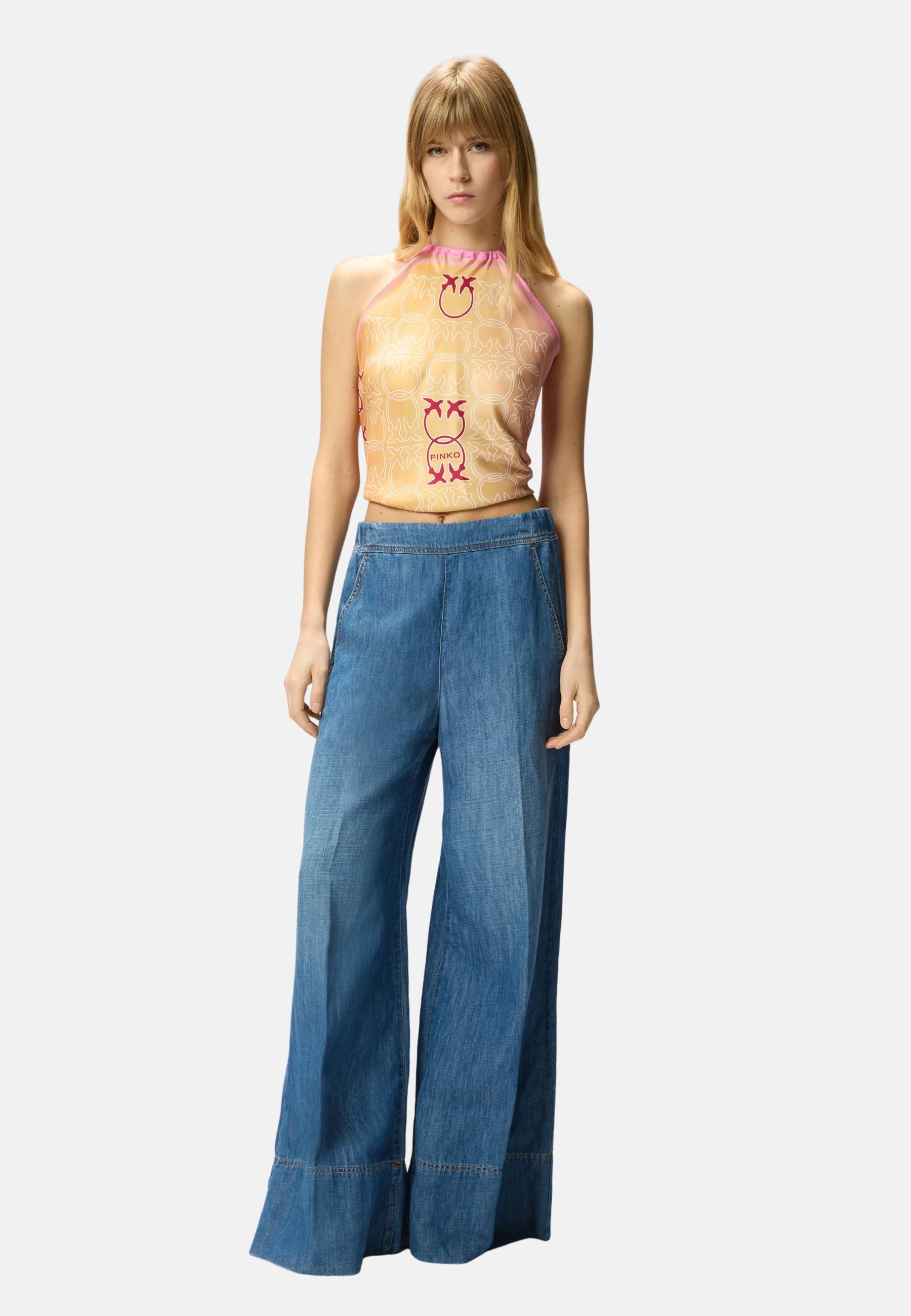 SPIAGGIA PANTALONE LIGHT DENIM - LAVAGGIO MEDIO