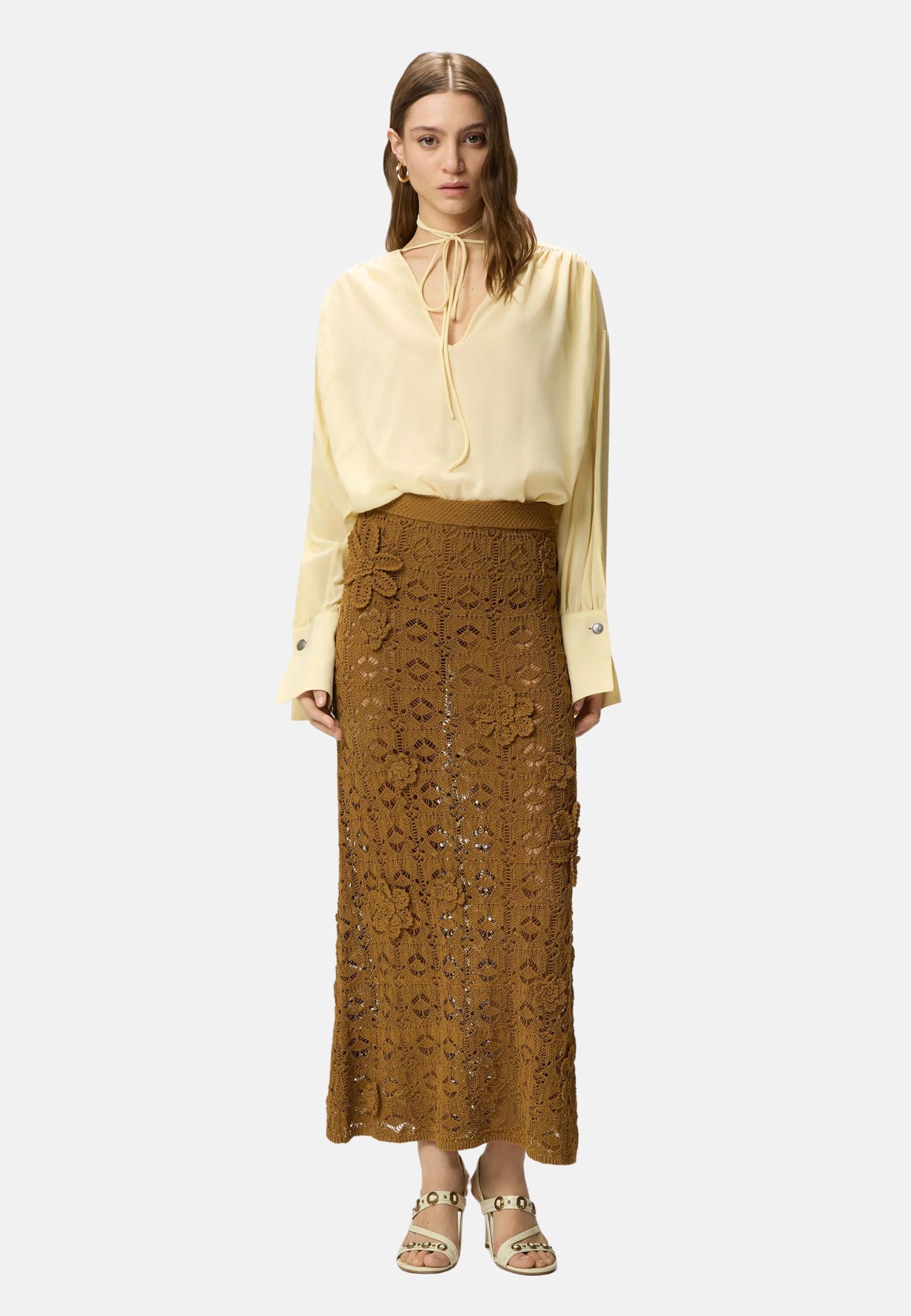ASOLA BLUSA VOILE - YELLOW